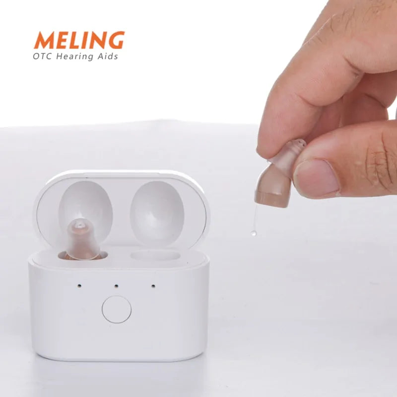 USB-C Rechargeable Mini Hearing Aid: C400 Digital Sound Amplifier